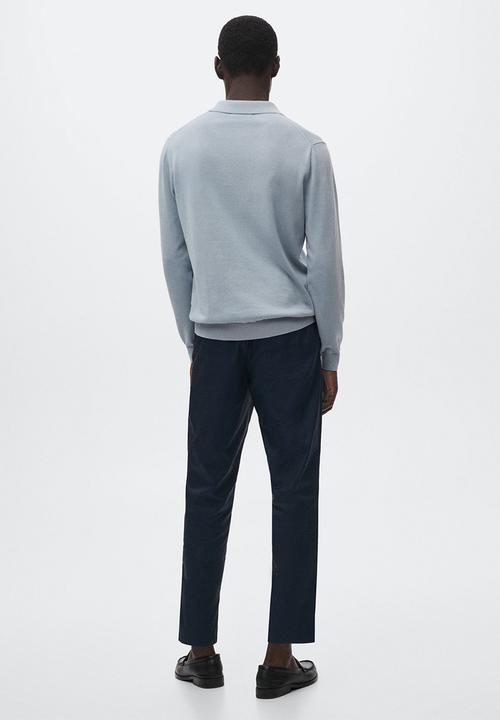 MANGO - Polo shirt - light blue