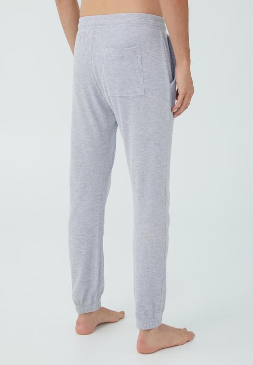 Cotton On - Lounge pant - light grey marle waffle