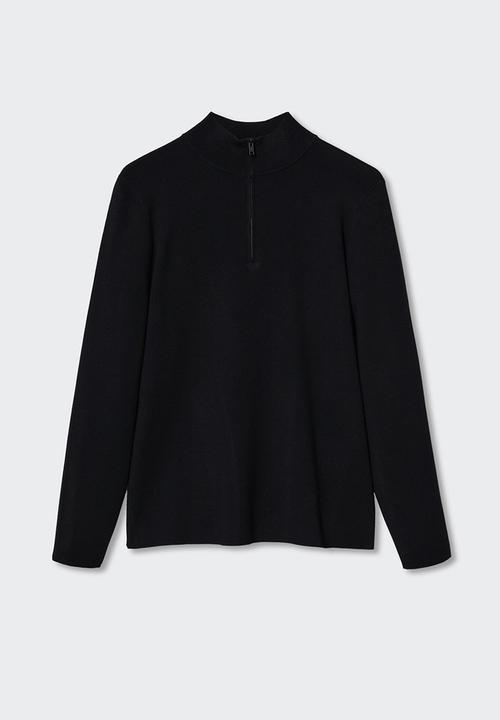 MANGO - Sweater luxusp - black