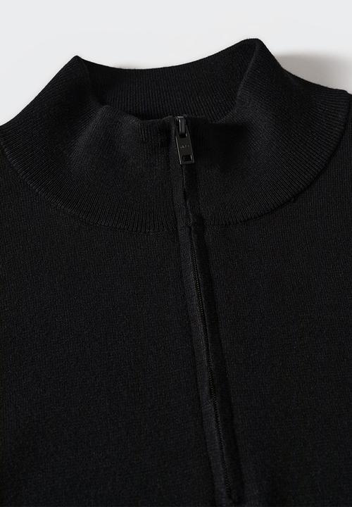 MANGO - Sweater luxusp - black