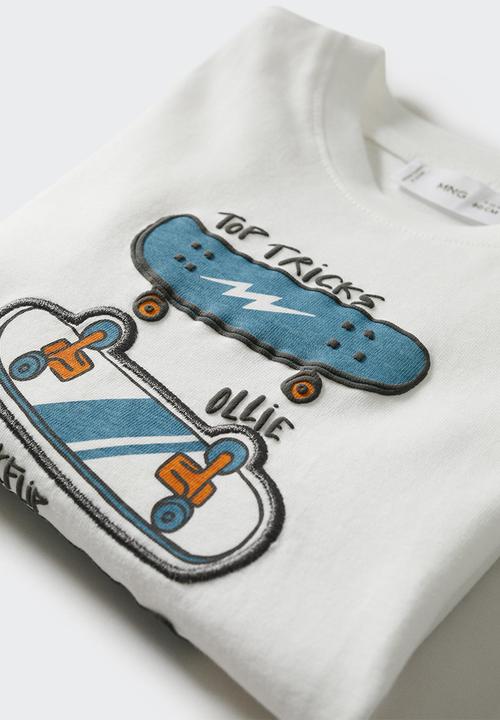 MANGO - T-shirt ollie - white