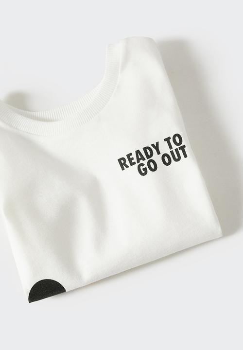 MANGO - T-shirt mpluto - white