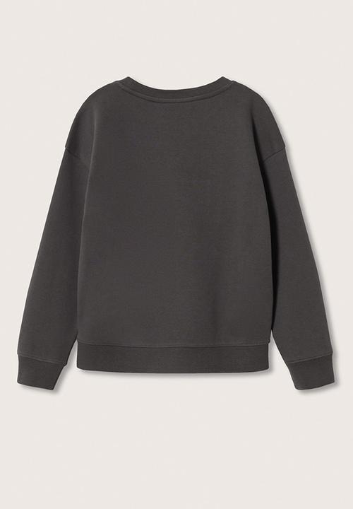 MANGO - Sweatshirt albert3 - charcoal
