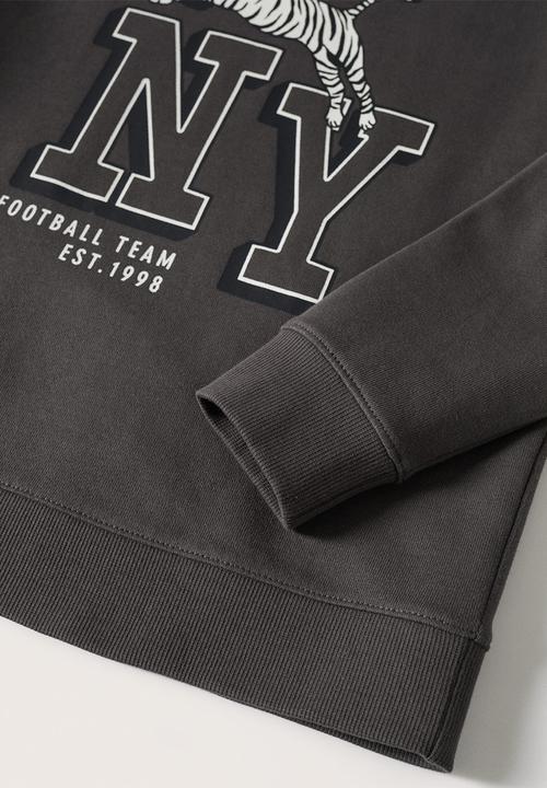 MANGO - Sweatshirt albert3 - charcoal