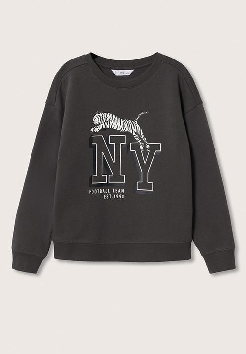 MANGO - Sweatshirt albert3 - charcoal