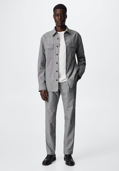 MANGO - Trousers como - grey