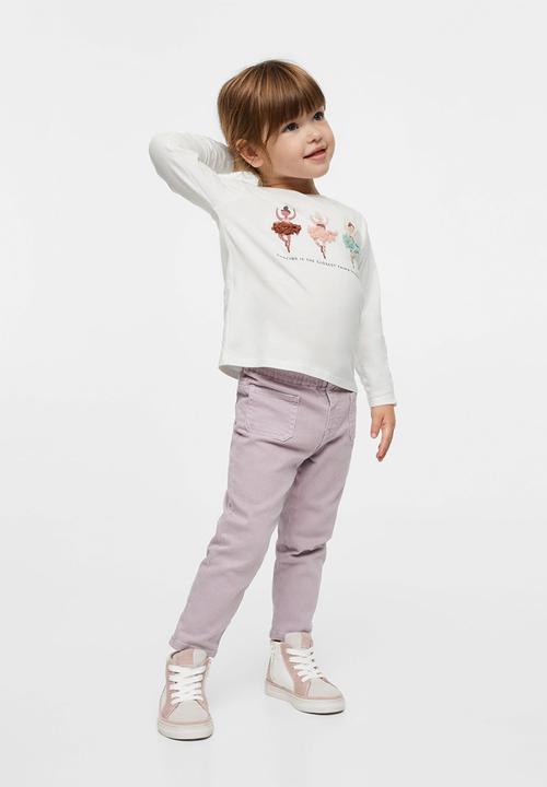 MANGO - T-shirt  ballet - white