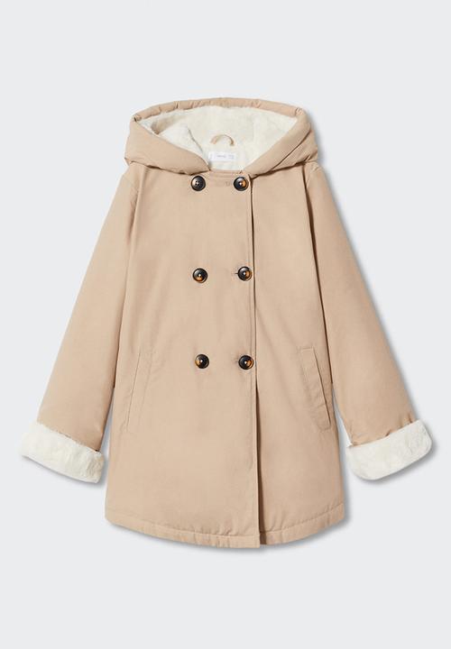 MANGO - Anorak  dina3 - brown