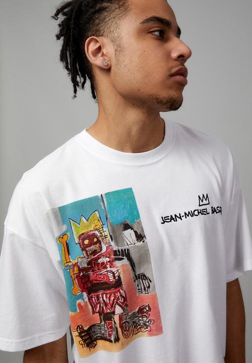 Factorie - Oversized basquiat T-shirt - lcn bsq white/basquiat gallery