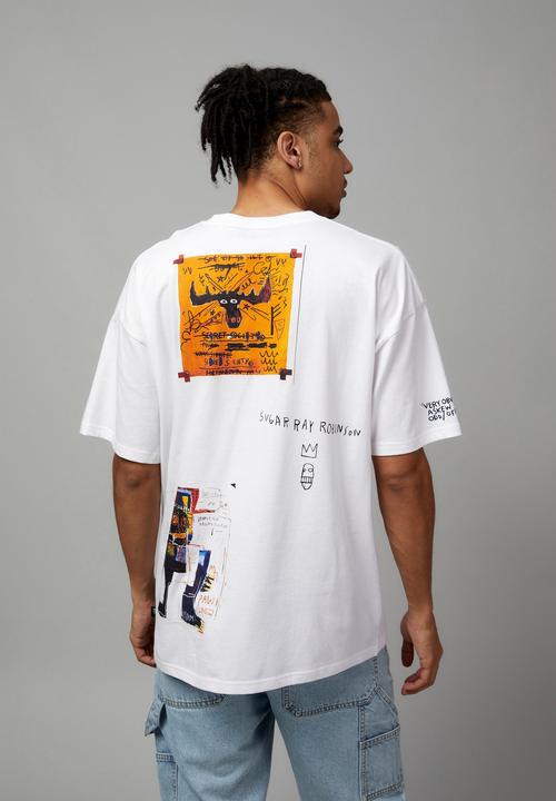 Factorie - Oversized basquiat T-shirt - lcn bsq white/basquiat gallery