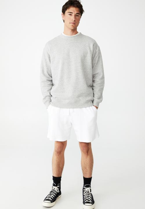 Cotton On - Oversized crew fleece - light grey marle