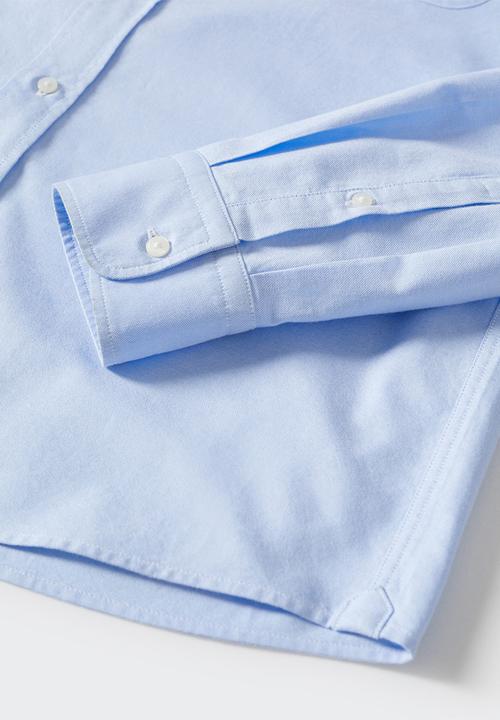 MANGO - Shirt oxford - blue