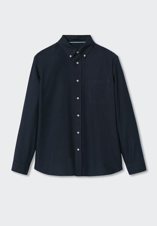 MANGO - Shirt oxford - navy