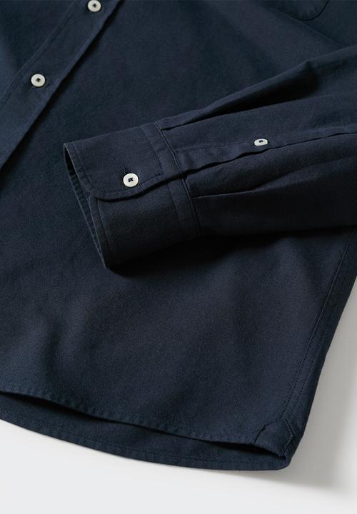 MANGO - Shirt oxford - navy