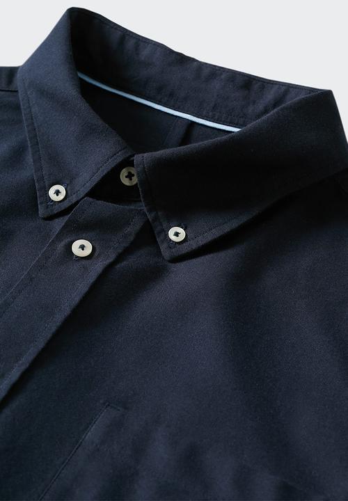 MANGO - Shirt oxford - navy