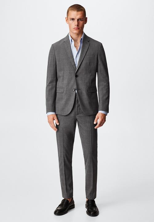 MANGO - Super slim fit suit pants paulo - medium grey