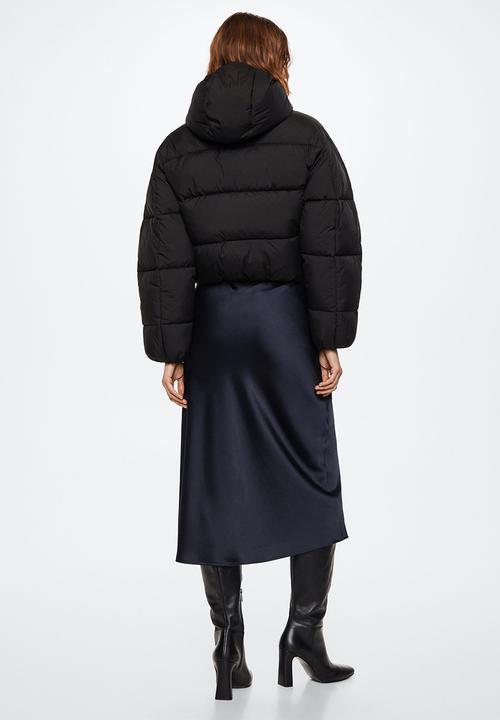 MANGO - Anorak rayo - black