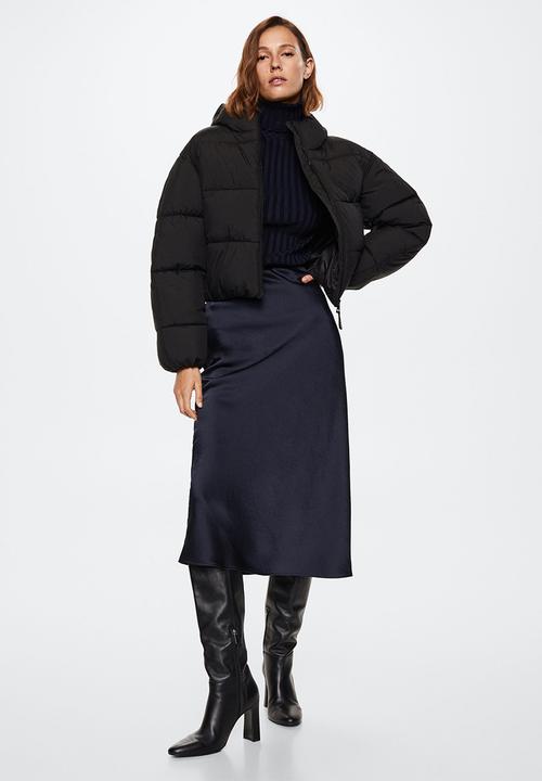 MANGO - Anorak rayo - black