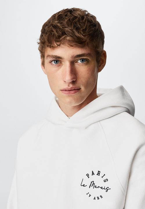 MANGO - Sweatshirt arlethw paris - white