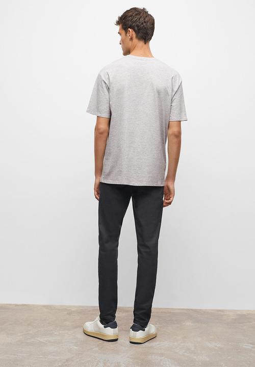 MANGO - T-shirt brooklyn - grey