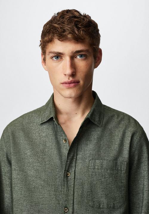 MANGO - Shirt twill - khaki