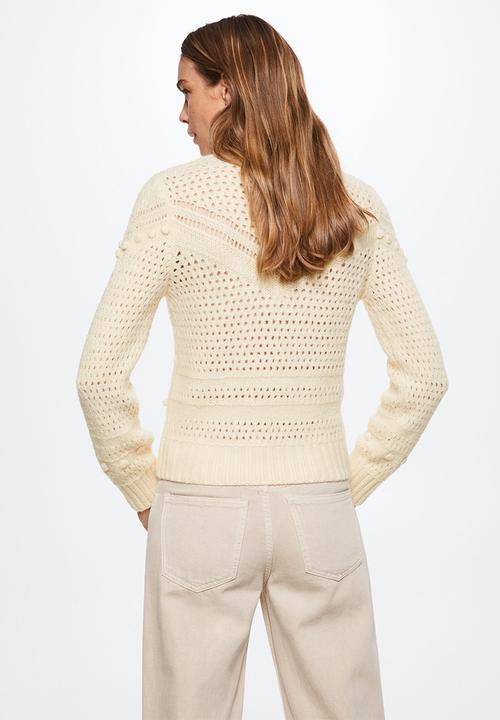 MANGO - Sweater canica - beige