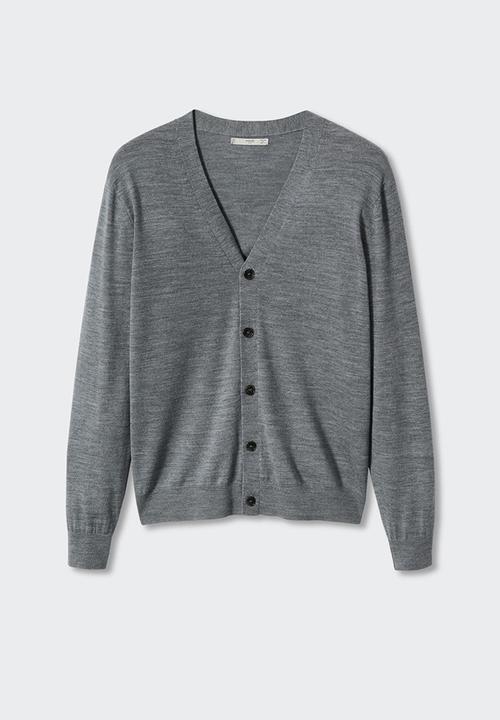 MANGO - Cardigan willyc - grey
