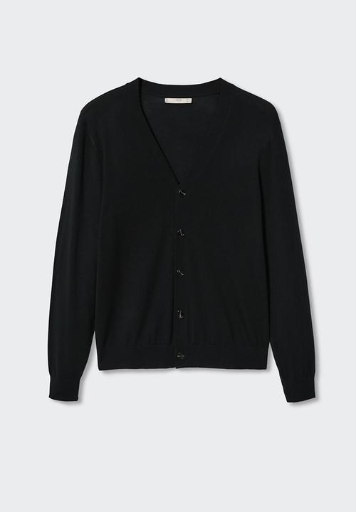 MANGO - Cardigan willyc - black