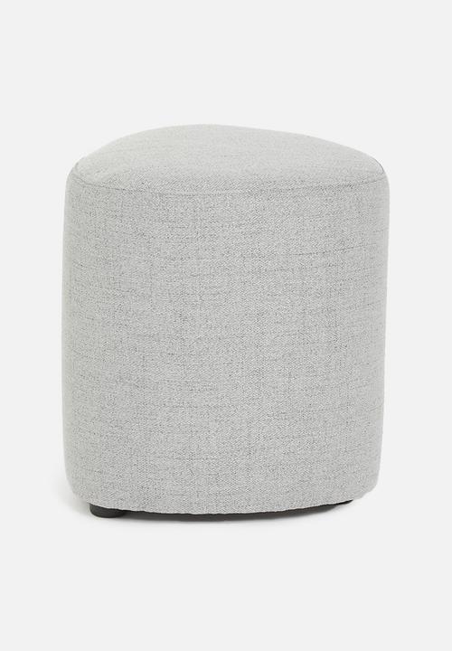 Sixth Floor - Alder small ottoman - light grey