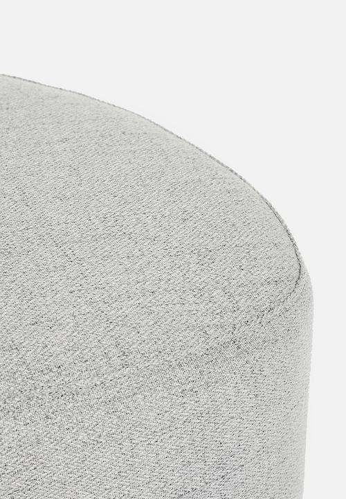 Sixth Floor - Alder small ottoman - light grey