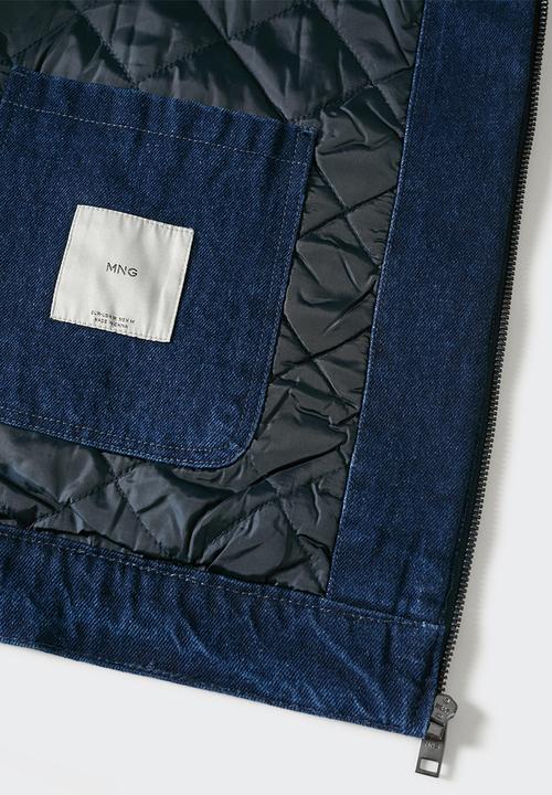 MANGO - Jacket alpi - open blue
