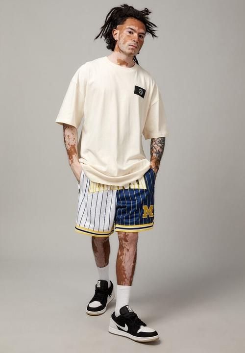 Factorie - OVERSIZED GRAPHIC T SHIRT - IVORY/UNIFIED TECH