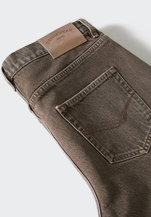 MANGO - Jeans joel - brown