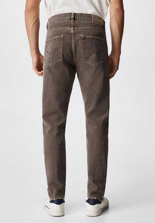 MANGO - Jeans joel - brown