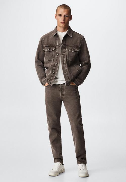 MANGO - Jeans joel - brown
