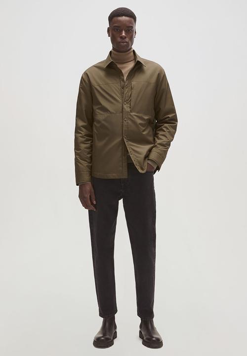 MANGO - Jacket trench - brown