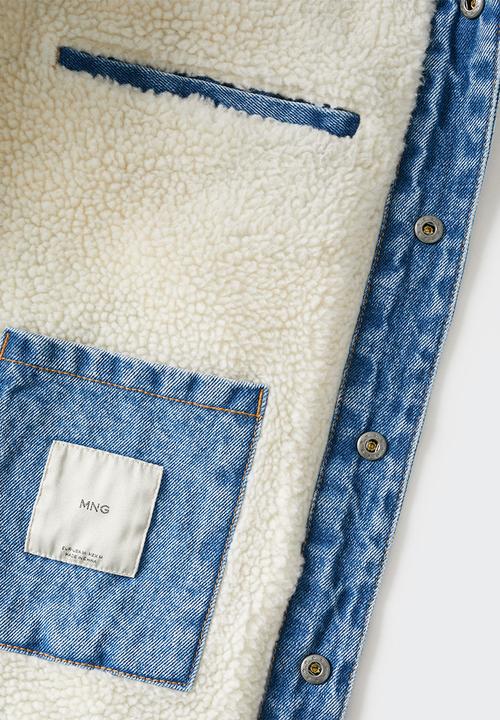 MANGO - Jacket wasp - medium blue