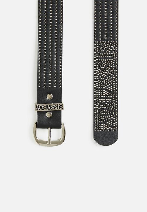 SISSY BOY - Golden girl with studs - black/gold