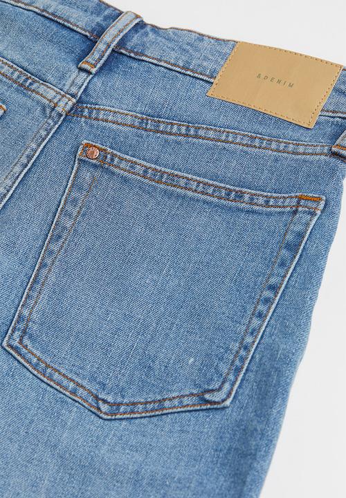 H&M - Mom ultra high denim shorts - denim blue