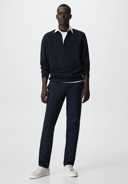 MANGO - Sweatshirt beach - navy