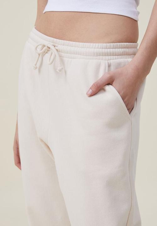 Cotton On - Classic trackpant - ecru