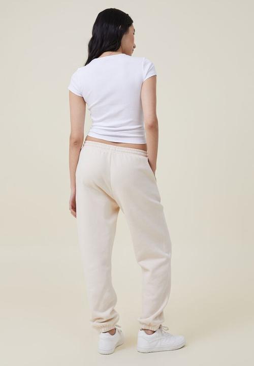 Cotton On - Classic trackpant - ecru