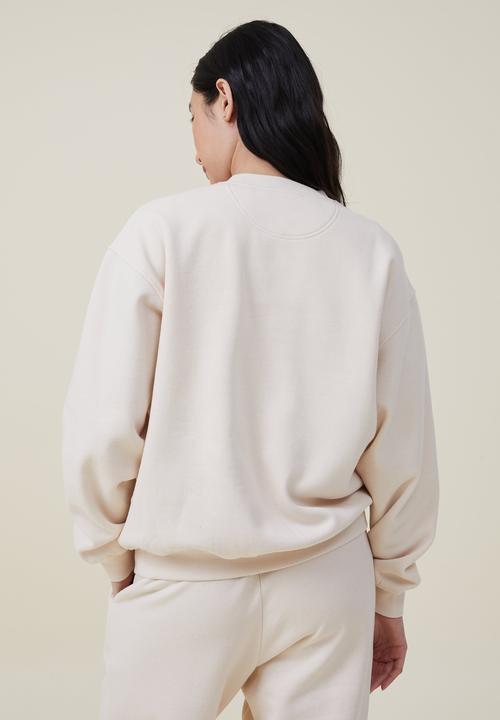 Cotton On - Classic crew sweatshirt - ecru