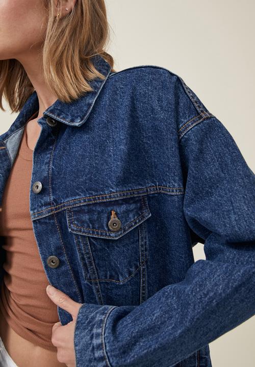 Cotton On - The denim shacket - nordic blue