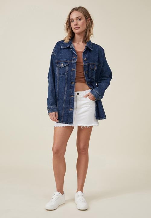 Cotton On - The denim shacket - nordic blue