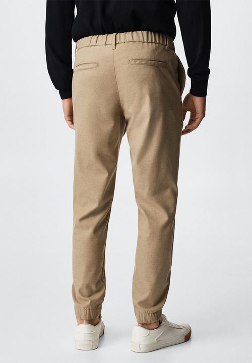 MANGO - Trousers murlo - tan