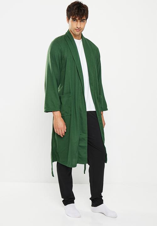 Brave Soul - Waff dressing gown - forest
