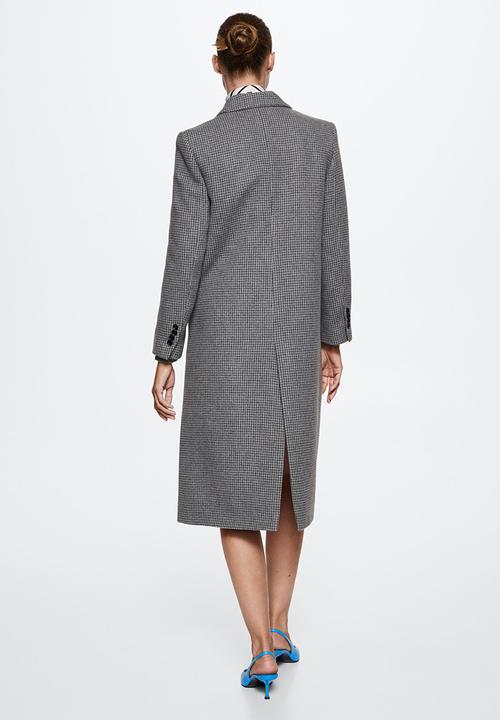 MANGO - Coat sapiens - light pastel grey