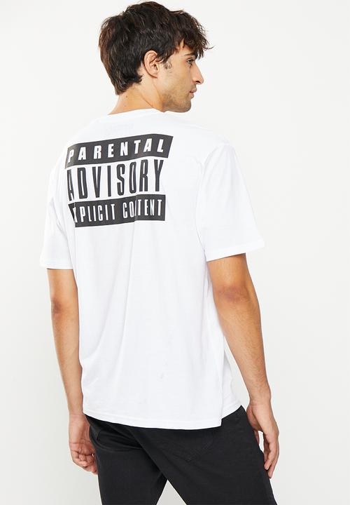 Only & Sons - Onsfred rlx parental advisor ss 3673 tee - white