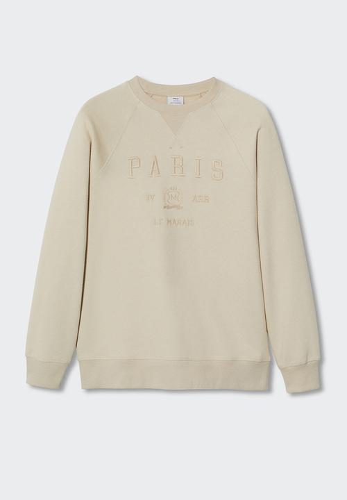 MANGO - Sweatshirt arletc - beige